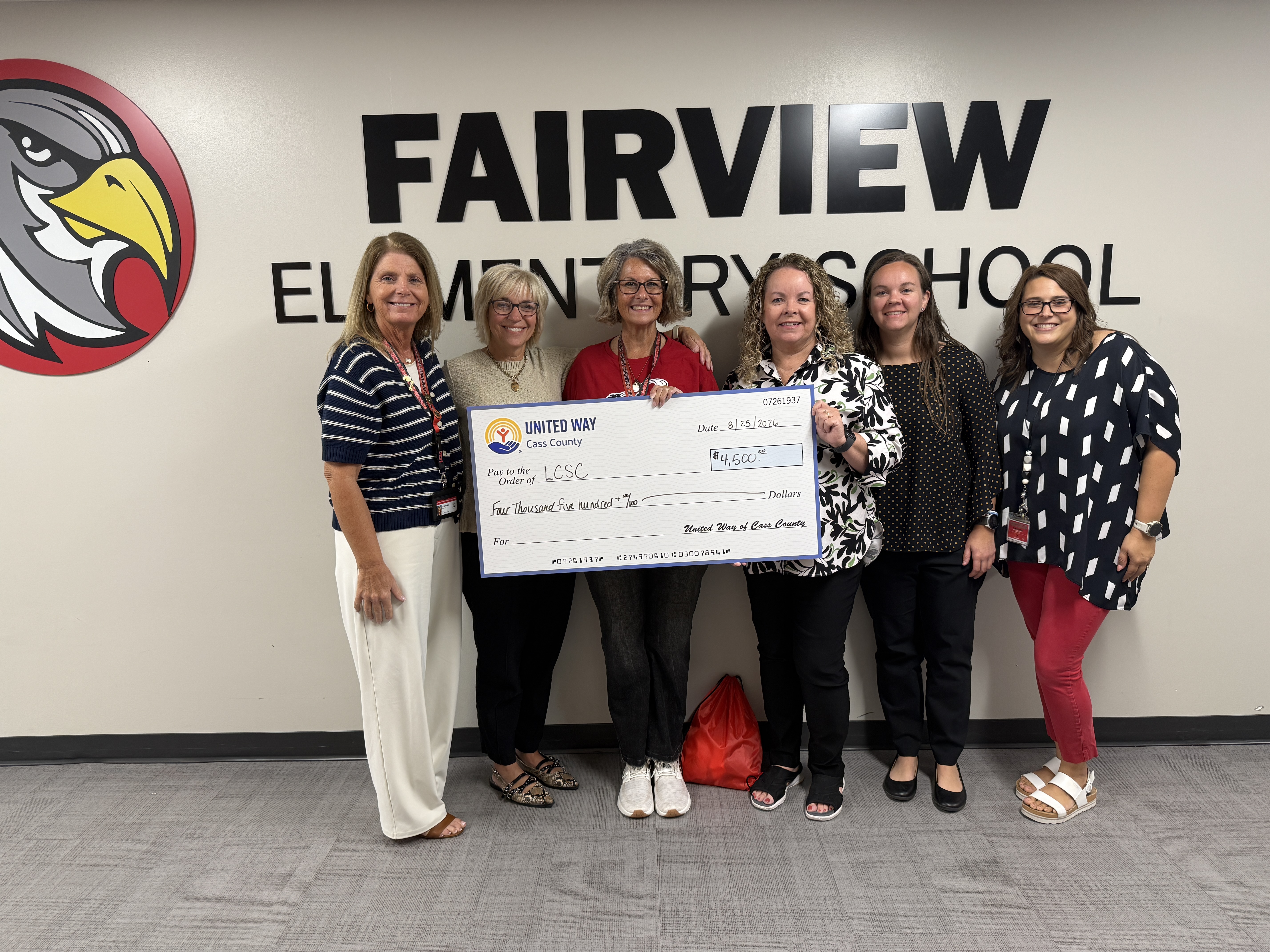 Check Presentation to LCSC