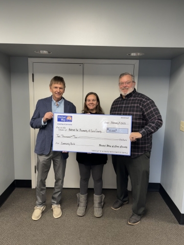 Check presentation to Habitat for Humanity of Cass County