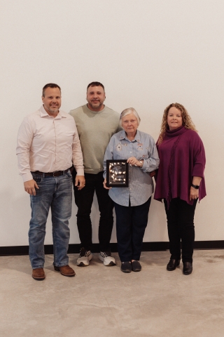 Joe Johnson Legacy of Impact Award presented to his family